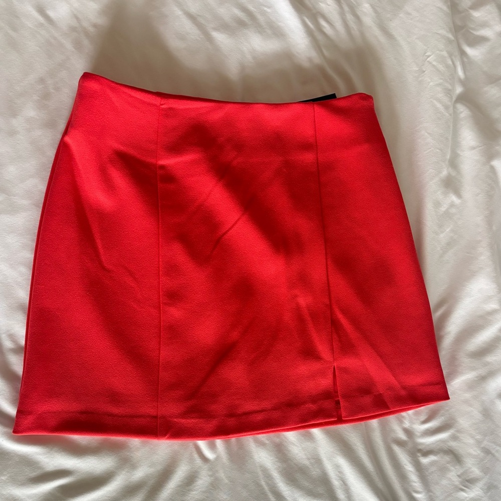 Forever 21 Bold Red Mini Skirt
